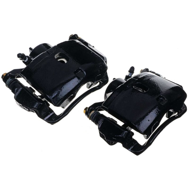 PowerStop Power Stop 13-15 Acura ILX Front Black Caliper - Pair w/Bracket S2660BLK S2660BLK Photo - out of package