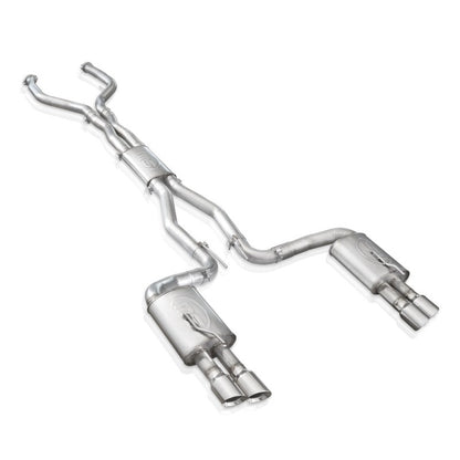 Stainless Works 2008-09 Pontiac G8 GT 3in Catback Systemt X-Pipe Turbo Chambered Muffler 3.5in Tips PG8CBFC PG8CBFC Photo - Unmounted