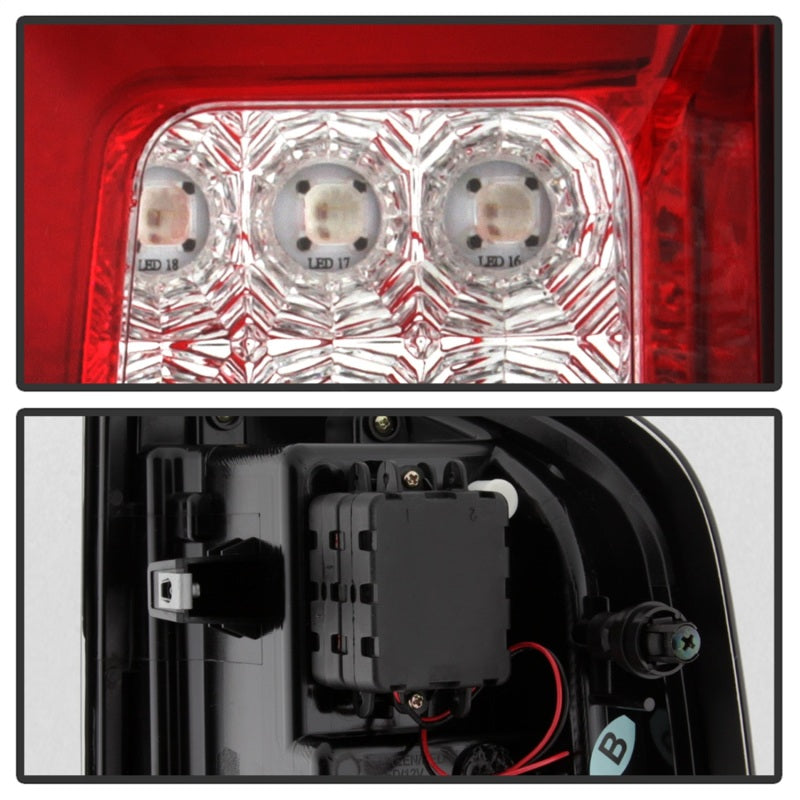 Spyder Chevy Colorado 2015-2017 Light Bar LED Tail Lights - Red Clear ALT-YD-CCO15-LED-RC 5085269 5085269 Photo - Unmounted