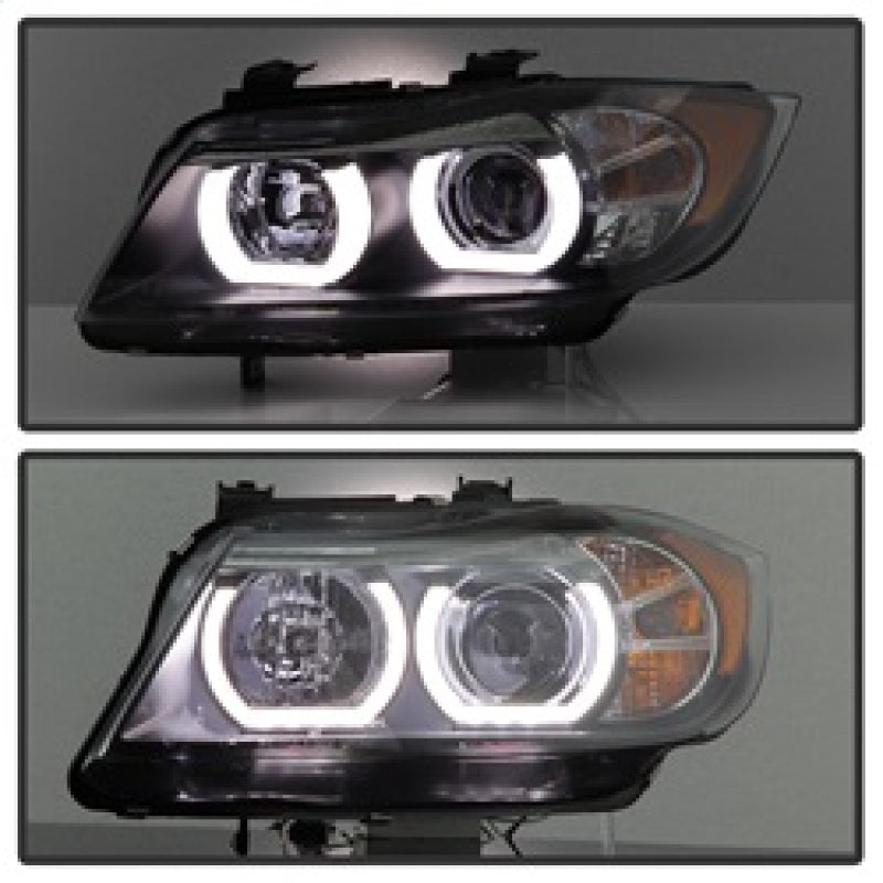 Spyder BMW E90 3-Series 06-08 4DR V2 Headlights - HID Only - Black PRO-YD-BMWE9005V2-HID-DRL-BK 5083852 5083852 Photo - Unmounted