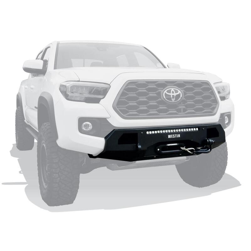 Westin 16-23 Toyota Tacoma Pro-Series Mid Width Front Bumper - Textured Black 58-311045 58-311045 Photo - Mounted