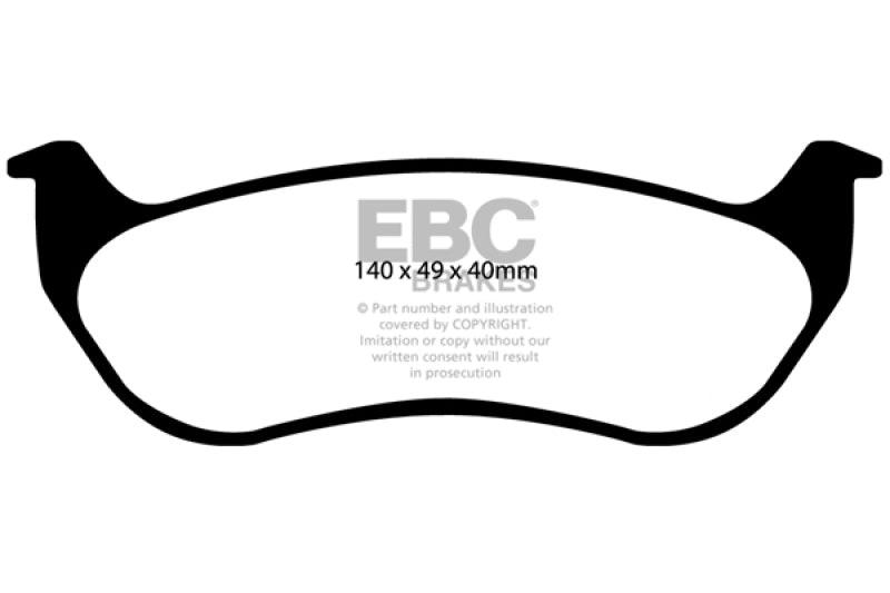 EBC Disc Brake Pad Set DP41673R Photo - Primary
