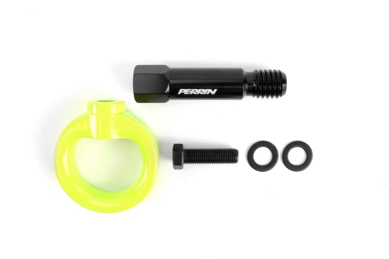 Perrin 2020 Toyota Supra Tow Hook Kit (Rear) - Neon Yellow PTP-BDY-250NY PTP-BDY-250NY Photo - Primary