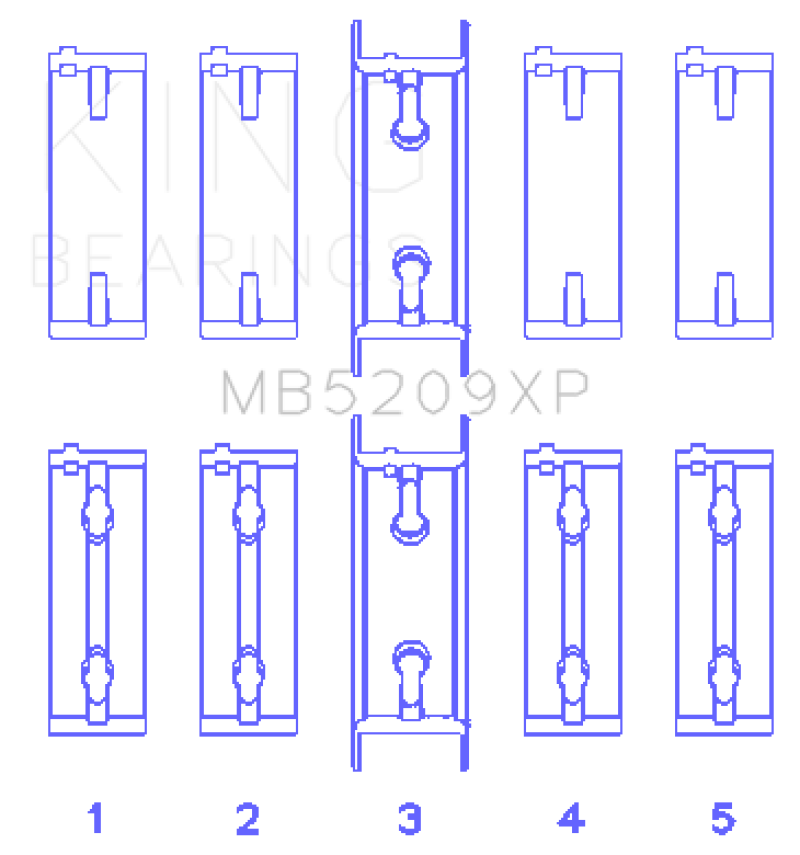 King Engine Bearings KING Performance Main Bearings Engine Components Bearings main image