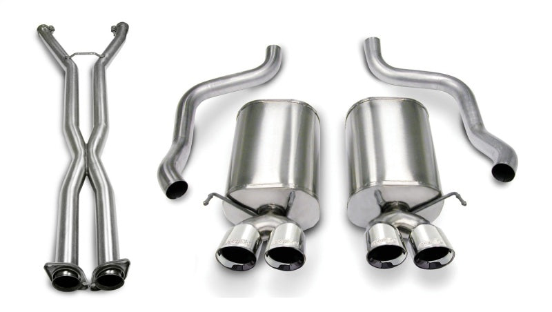 Corsa Performance 2.5" Dual Rear Exit Cat-Back Exhaust System with Twin 3.5" Tips 14169CB6 Photo - Primary