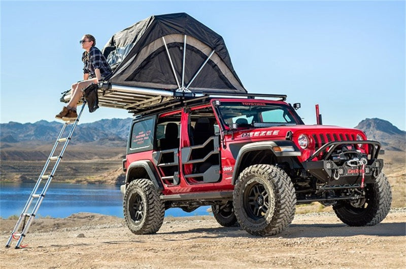 Dee Zee Deezee 19-23 Jeep JL/Gladiator Jeep Large Roof Rack DZ4472JL DZ4472JL Photo - Mounted
