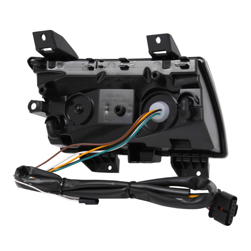 ANZO 18-19 Jeep Wrangler JL LED Chrome Clear w/ Sequential Signal 511082 511082 Photo - Unmounted