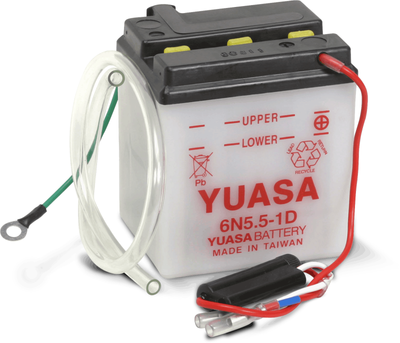 Yuasa Battery Yuasa 6N5.5-1D Conventional 6 Volt Battery YUAM2655B