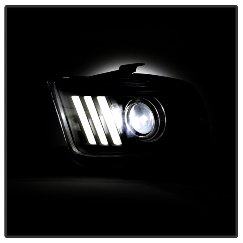 Spyder Ford Mustang 05-08 V2 High-Power LED Headlights - Black PRO-YD-FM05AP-BK 5088192 5088192 Photo - Unmounted