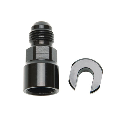 Russell Performance -6 AN Male to 3/8in SAE Quick-Disconnect Female (Black Single) 644123 644123 Photo - Primary