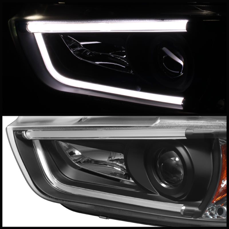 Spyder Dodge Charger 11-14 Projector Headlights Halogen - Light Tube DRL Blk PRO-YD-DCH11-LTDRL-BK 5074188 5074188 User 1