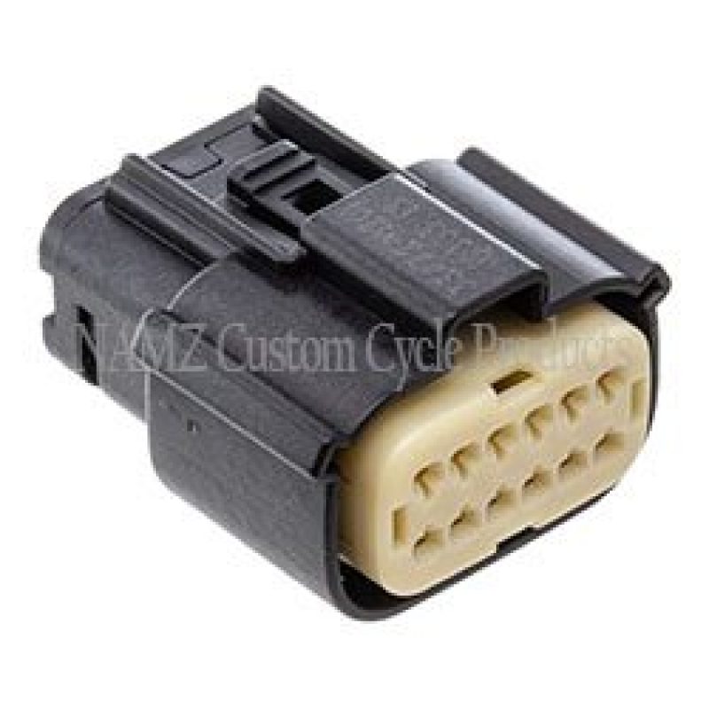 NAMZ 07-23 Touring/LiveWire Models Molex MX-150 12-Position Female Connector - Black (HD 72487-07BK) NM-33472-1201 NM-33472-1201 Photo - Primary