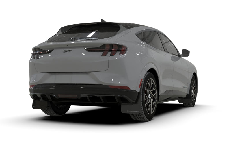 Rally Armor 21-23 Ford Mustang Mach-E Black UR Mud Flap w/ Dark Grey Logo MF96-UR-BLK-DGRY MF96-UR-BLK-DGRY User 1