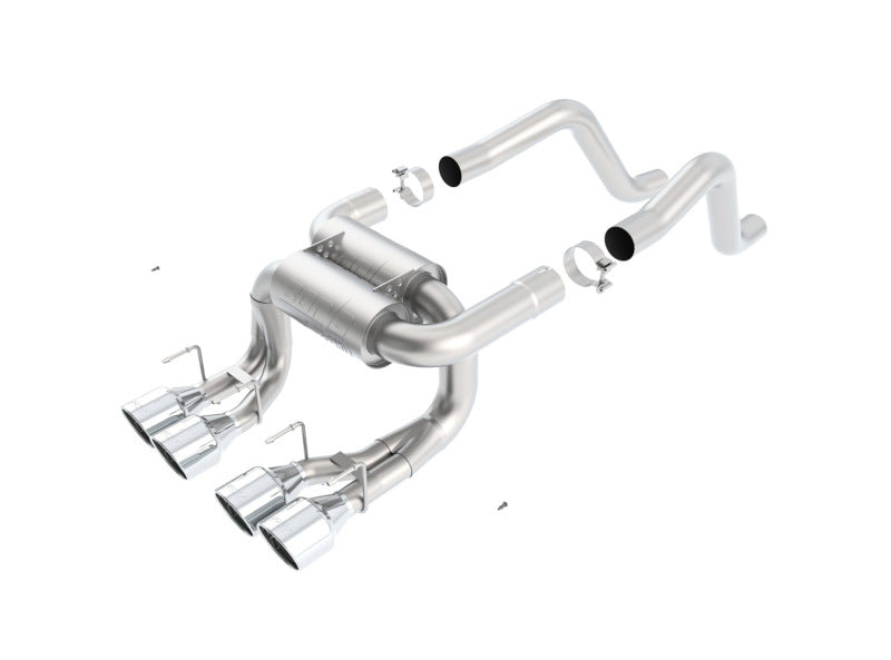 Borla 06-12 Chevrolet Corvette Z06/ZR1 6.2L/7.0L 8cyl Aggressive ATAK Exhaust (rear section only) 11822 11822 Photo - Primary
