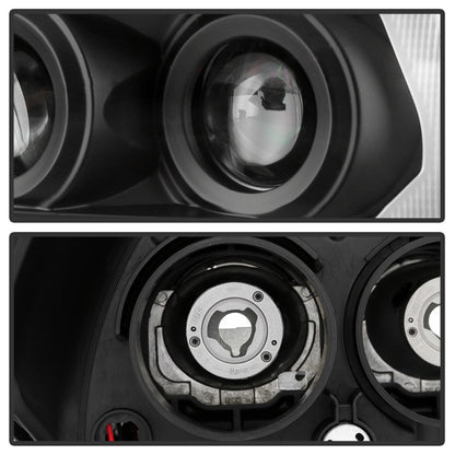 Spyder 16-18 Toyota Tacoma Projector Headlights - Seq LED Turn - Black - PRO-YD-TT16-LB-BK 5085818 5085818 Photo - Unmounted