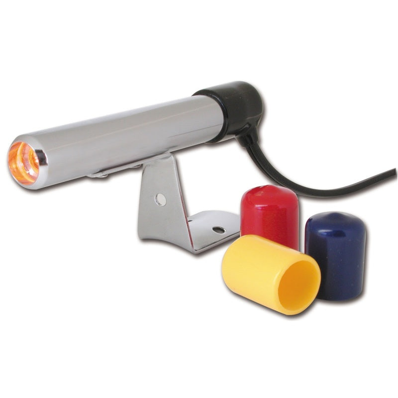 Autometer Shift Light, Amber Led, Pedestal, Chrome, Quick-Lite 5329 Photo - Primary