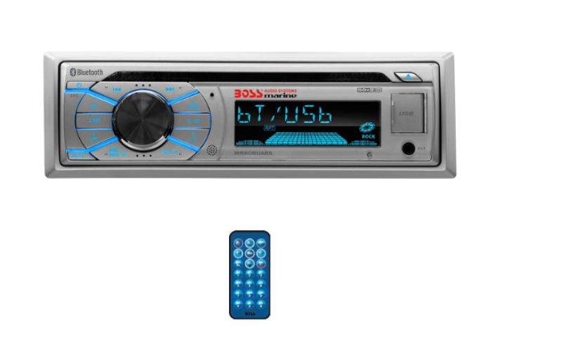 Boss Audio Systems Marine Stereo / Bluetooth / CD / USB / AM / FM Radio MR508UABS