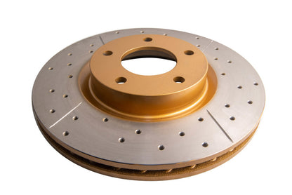 DBA 04-13 Mazda 3 2.3L/2.5L Front Drilled & Slotted Street Series Rotor 2956X 2956X Photo - Primary