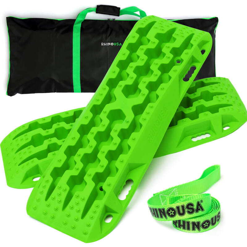 Rhino USA Recovery Traction Boards - Green (Pair) TRACBOARDS-GRN TRACBOARDS-GRN Photo - Primary