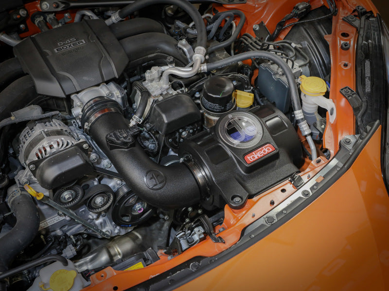 aFe Takeda Momentum Pro 5R Cold Air Intake System 22-23 Subaru BRZ/Toyota GR86 56-70056R 56-70056R Photo - Mounted