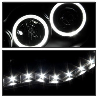 SPYDER Xtune Toyota Tacoma 05-11 Halo Projector Headlights Black PRO-JH-TT05-LED-BK 9027857 9027857 Photo - Unmounted