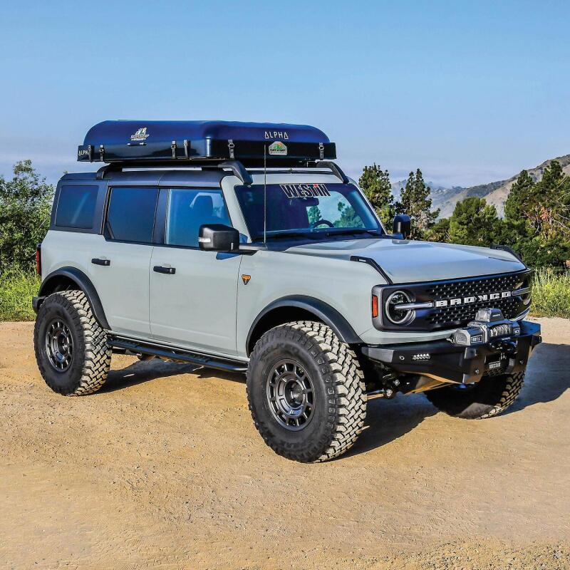 Westin 21-23 Ford Bronco 4dr (Excl. Bronco Sport) Rock Slider - Textured Black 42-14195 42-14195 Photo - Mounted