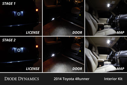 Diode Dynamics 10-24 Toyota 4Runner Interior LED Kit Cool White Stage 1 DD0499 DD0499 User 3