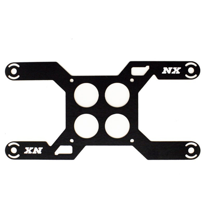 Nitrous Express Carb Plate Solenoid Bracket for Dominator (4 Solenoid) 15729D 15729D Photo - Primary
