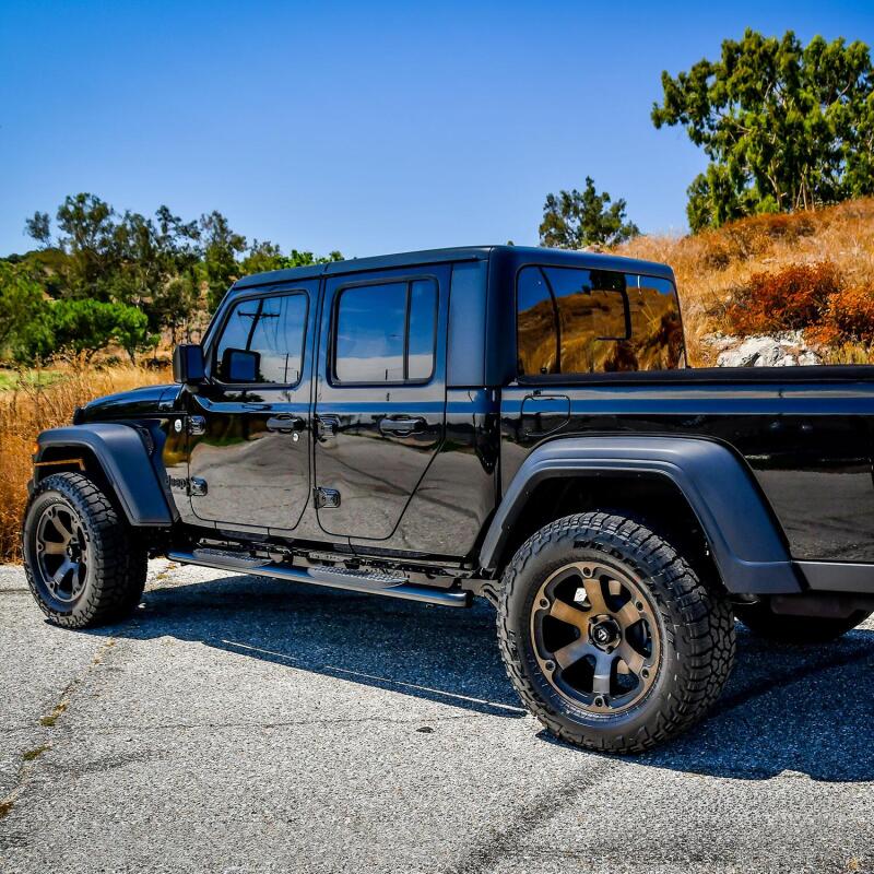 Westin 20-22 Jeep Gladiator PRO TRAXX 4 Oval Nerf Step Bars - Black 21-24165 21-24165 Photo - Mounted
