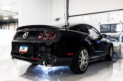 AWE Tuning S197 Mustang GT Axle-back Exhaust - Touring Edition (Chrome Silver Tips) 3015-32094 3015-32094 Photo - Mounted