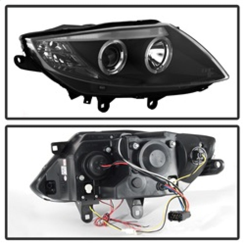 Spyder BMW Z4 03-08 Projector Headlights Halogen Model Only - LED Halo Black PRO-YD-BMWZ403-HL-BK 5029072 5029072 Photo - Unmounted