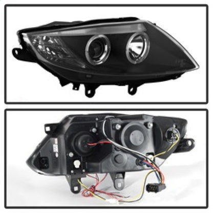 Spyder BMW Z4 03-08 Projector Headlights Halogen Model Only - LED Halo Black PRO-YD-BMWZ403-HL-BK 5029072 5029072 Photo - Unmounted