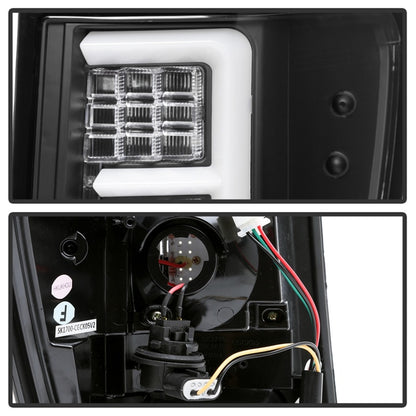 Spyder Jeep Grand Cherokee 05-06 Version 2 Light Bar LED Tail Lights - Black 5085788 5085788 Photo - Unmounted