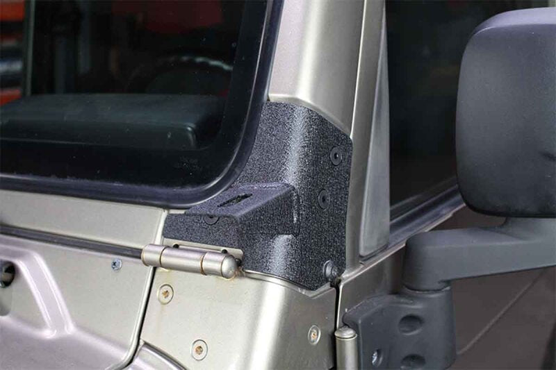 Fishbone Offroad 97-06 Jeep Wrangler TJ Windshield Light Bracket FB21031 FB21031 Photo - lifestyle view