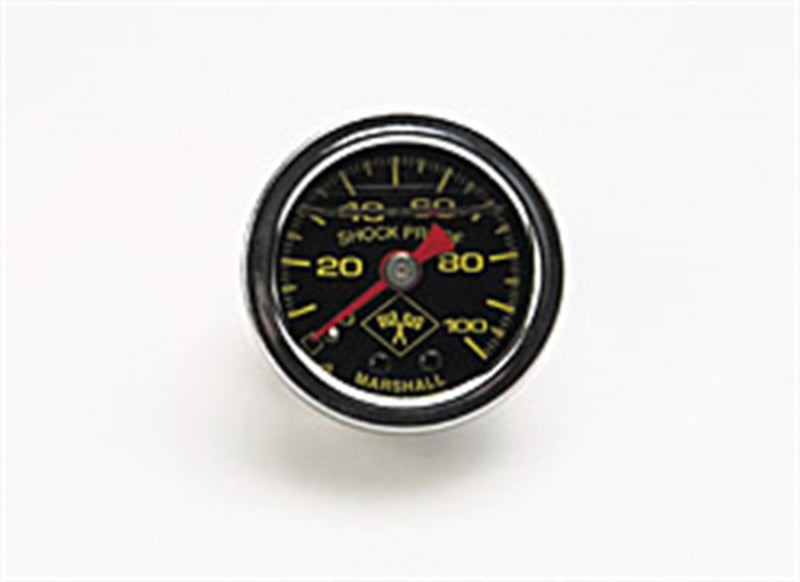 Russell MNS Series 0-100 PSI Silicone Filled Fuel Pressure Gauge w/ 1/8 NPT MA 650320 Photo - Primary