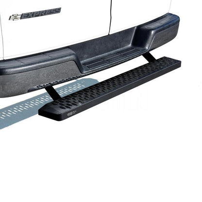 Westin Ford Transit Van 150/250/350 (Single 54in. Pass Door) Grate Steps Running Boards - Tex. Blk 27-81015 27-81015 Photo - Mounted