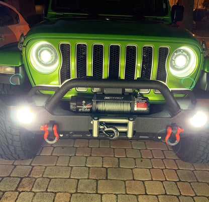 ORACLE Lighting Oracle Jeep JL/Gladiator JT Oculus Switchback Bi-LED Projector Headlights - Amber/White Switchback 5839-023 5839-023 Photo - lifestyle view