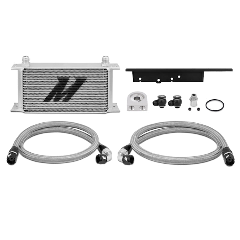 Mishimoto Oil Cooler Kit Silver Nissan 350Z 03-09/ Infiniti G35 03-07 Coupe MMOC-350Z-03 Photo - Primary