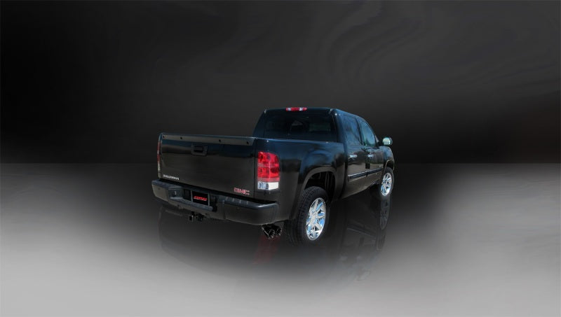 Corsa 09-09 Chevrolet Silverado Crew Cab/Short Bed 1500 4.8L V8 Black Sport Cat-Back Exhaust 14904BLK 14904BLK Photo - Mounted