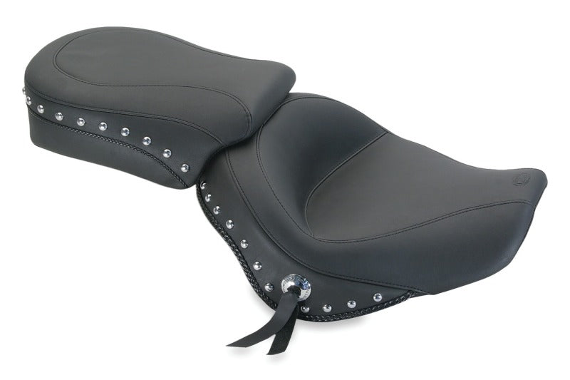 Mustang Motorcycle Mustang 10-18 Triumph Thunderbird, Thunderbird Storm Std. Touring 2PC Seat w/Studs - Black 76830 76830 Photo - Primary