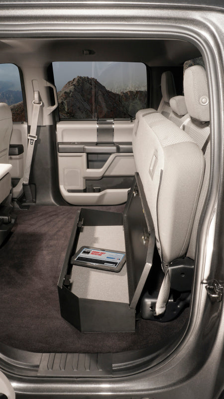Tuffy Products Tuffy Underseat Lockbox 2/3 Length W/ Keyed Lock For Ford Fseries Supercrew 344-01 344-01 Photo - Mounted