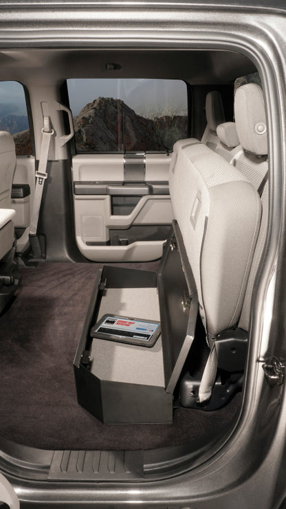 Tuffy Products Tuffy Underseat Lockbox 2/3 Length W/ Keyed Lock For Ford Fseries Supercrew 344-01 344-01 Photo - Mounted