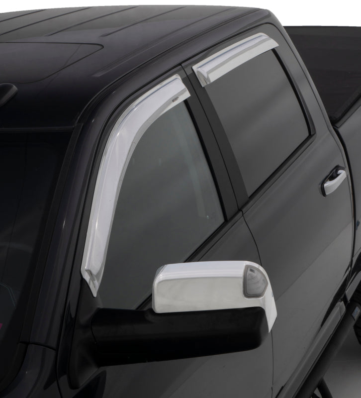 Stampede Tape-Onz Sidewind Deflector, Chrome, 4 pc. for 2009-2018 Dodge Ram 150 6253-8 Photo - Mounted