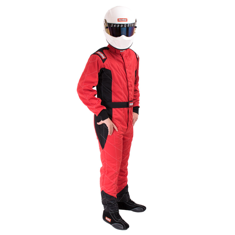 RaceQuip Red Chevron-5 Suit SFI-5 - Large 91609159 91609159 User 1