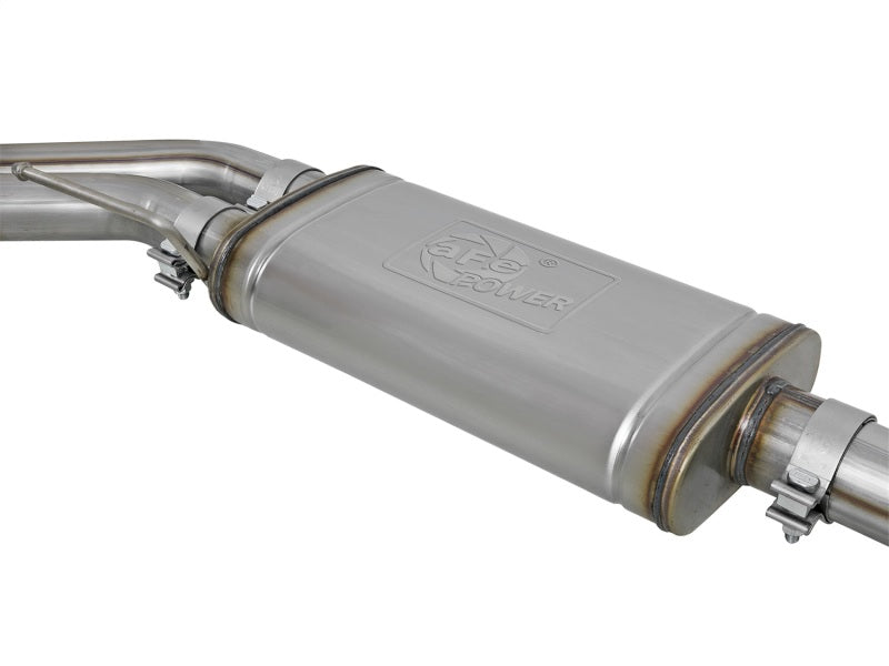 aFe Rebel Series 3 IN to 2-1/2 IN 409 Stainless Steel Cat-Back Exhaust Sys 49-43078-P Photo - Unmounted