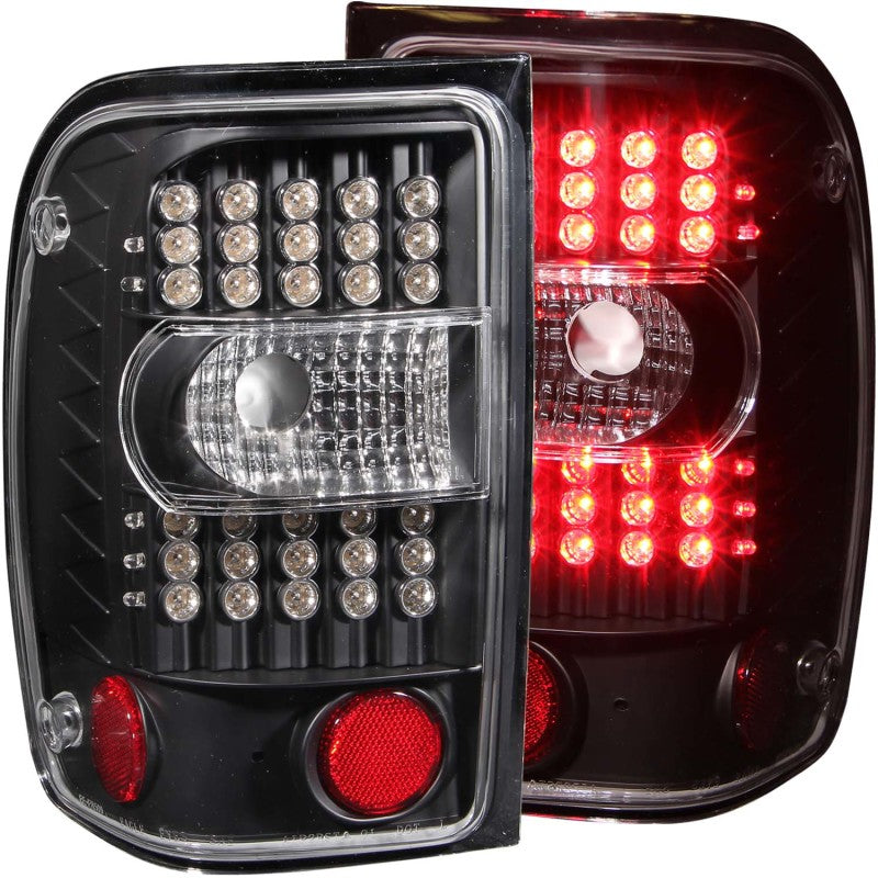 Anzo 2001-2011 Ford Ranger LED Taillights Black 311107 Photo - Primary