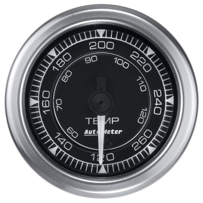 Autometer Gauge, Temp, 2 1/16", 120-280 Deg F, Digital Stepper Motor, Chrono 8154 Photo - Primary