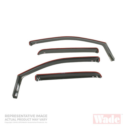 Westin 2004-2007 Scion xB Wade In-Channel Wind Deflector 4pc - Smoke 72-88403 72-88403 Photo - Primary