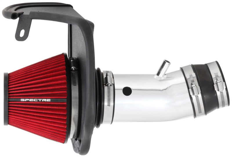 Spectre 11-14 Challenger/Charger V8-6.4L F/I Air Intake Kit - Polished w/Red Filter 9003 9003 Photo - Unmounted