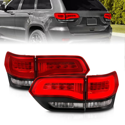 Anzo 2014-2016 Jeep Grand Cherokee LED Taillights Red/Clear 311268 Photo - lifestyle view